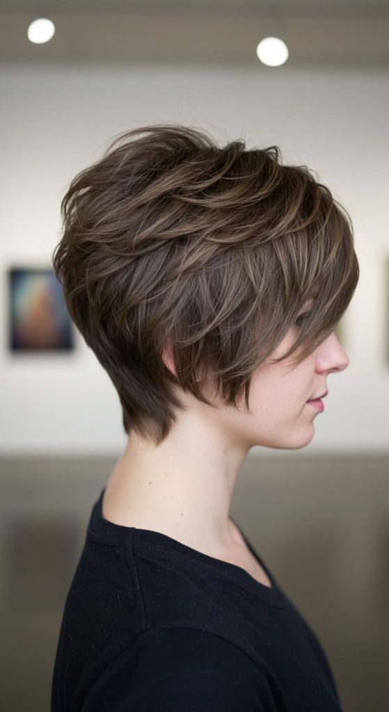 23. Layered Cut with Modern Charm