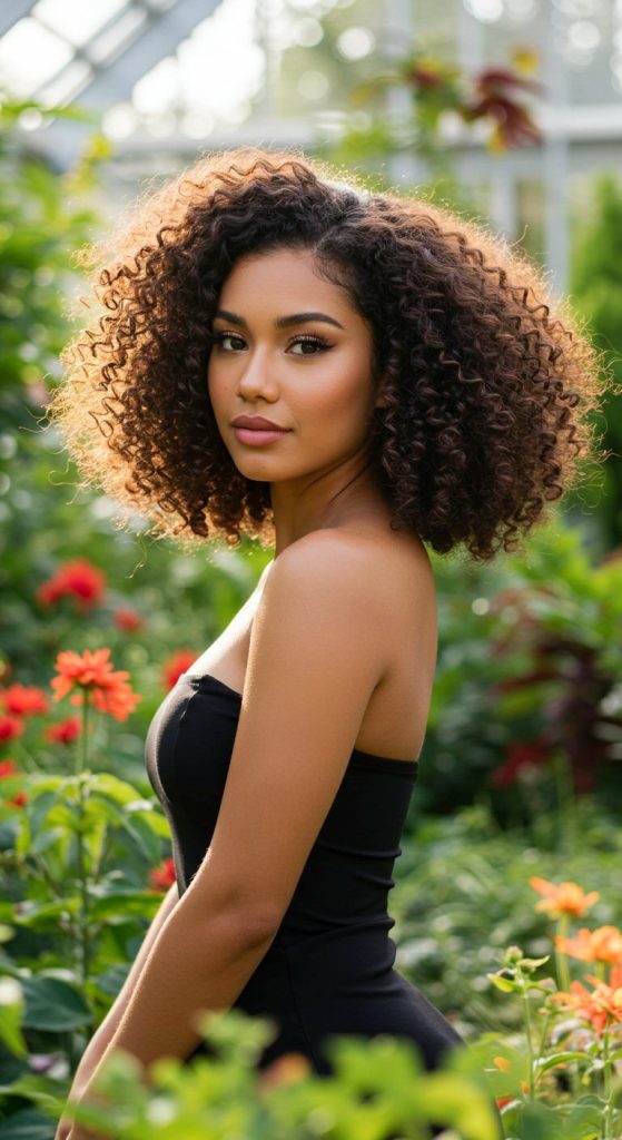 24. Curly Stacked Bob