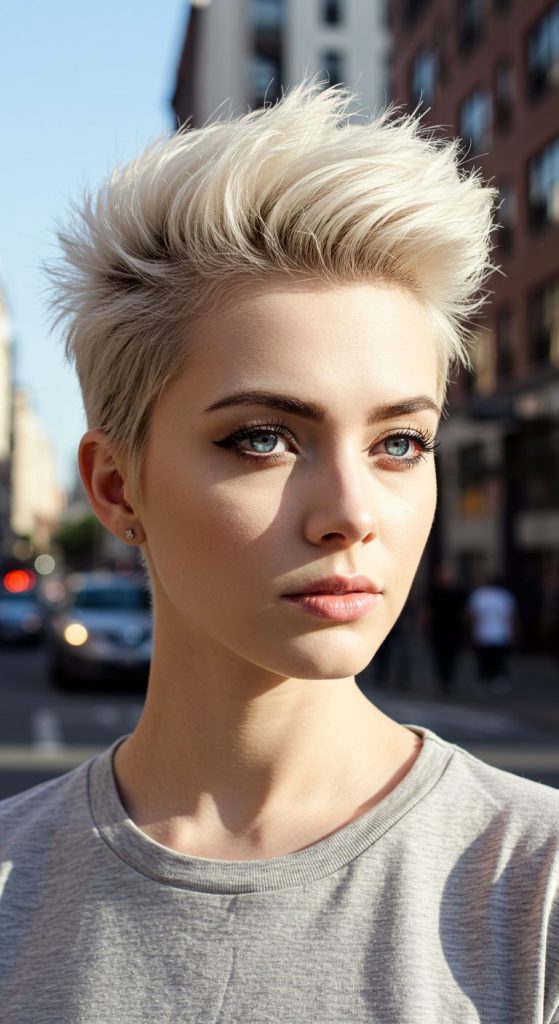 24. Edgy Spiky Pixie