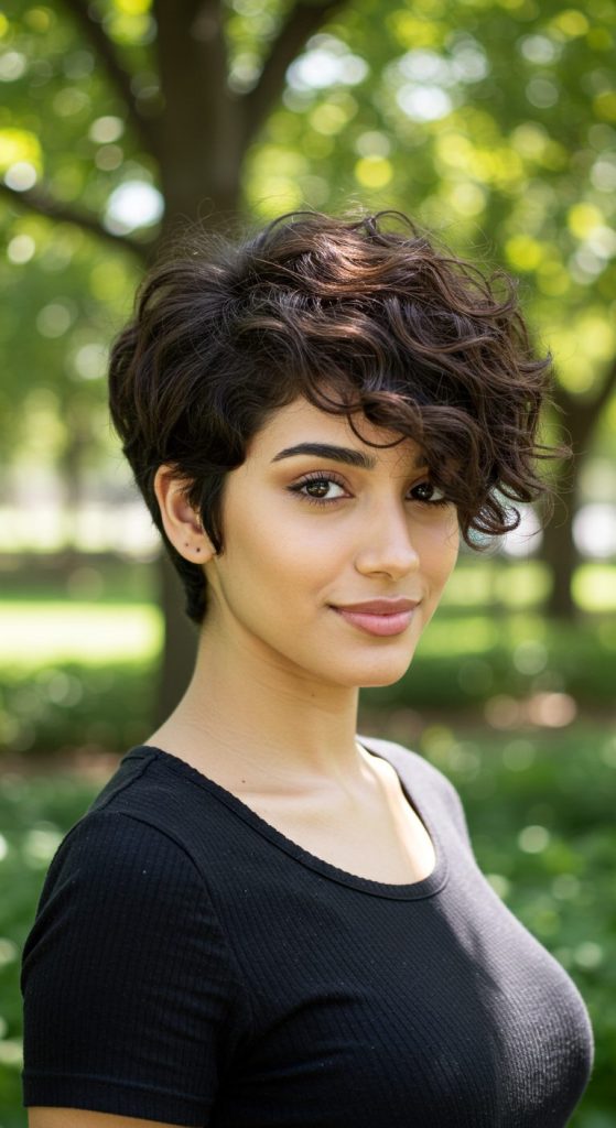 24. Short Curly Pixie Bob
