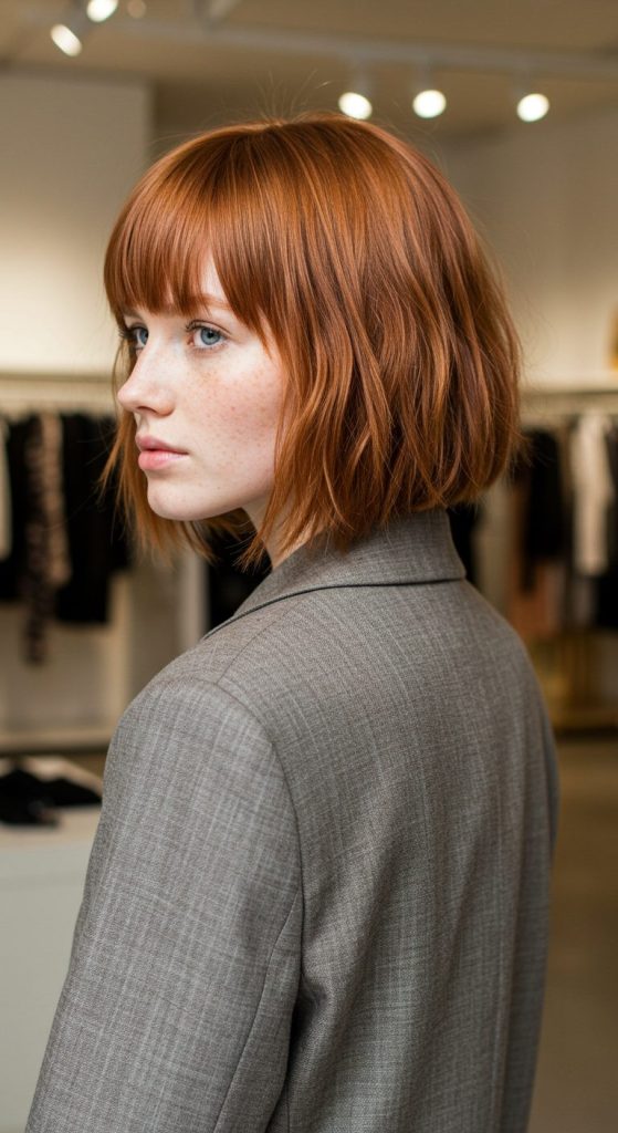 25. Choppy Bob with Fringe