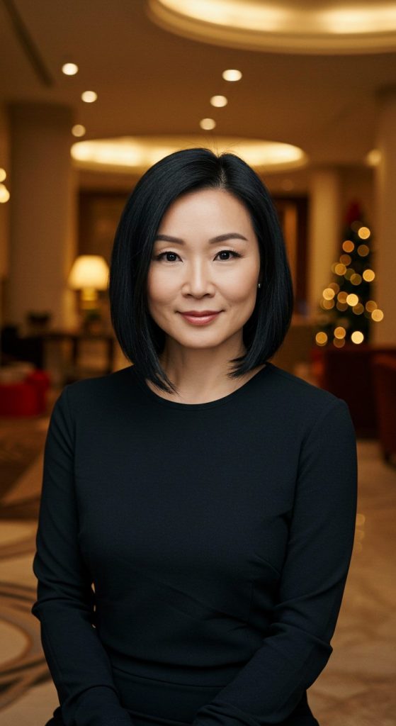 25. Straight Lob with Shine