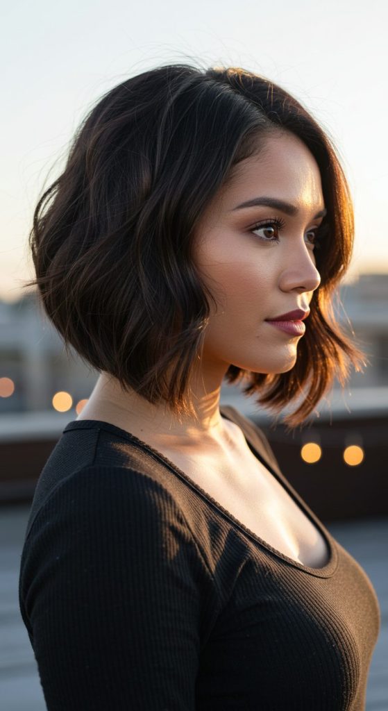 26. Angled Bob with Soft Waves