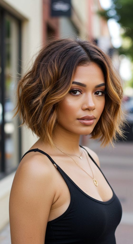 26. Choppy Bob with Volume