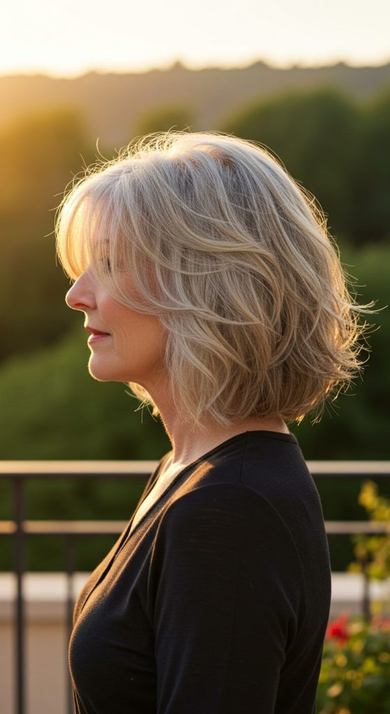 26. Side-Parted Lob with Volume