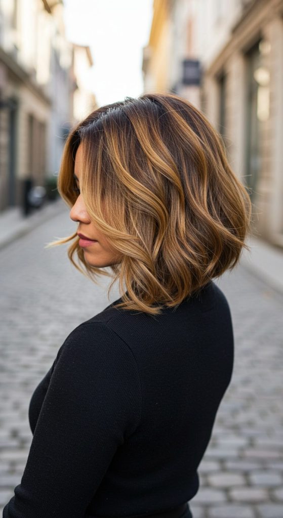 26. Jaw-Length Bob with Layers and Waves