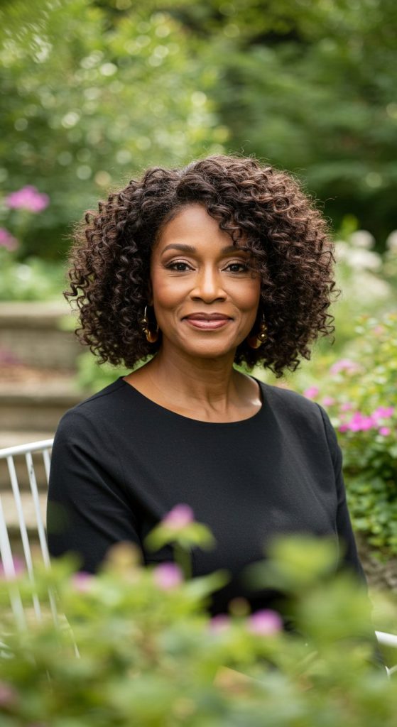 26. Textured Curly Bob