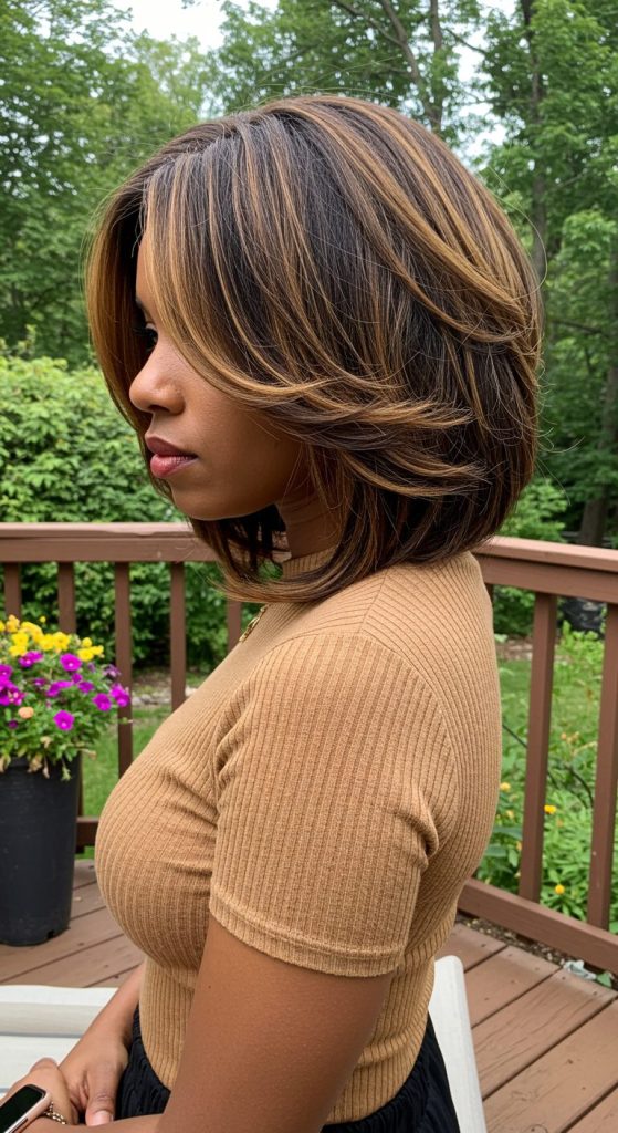 27. Feathered Lob with Layers