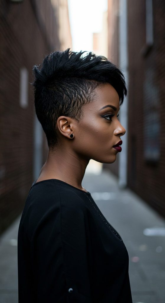 27. Pixie Cut with Shaved Sides