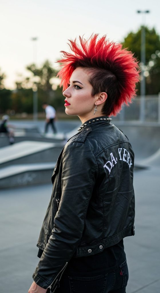 27. Short Layered Punk Cut