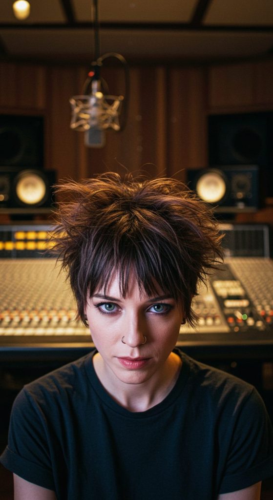 29. Messy Flair with a Sassy Twist