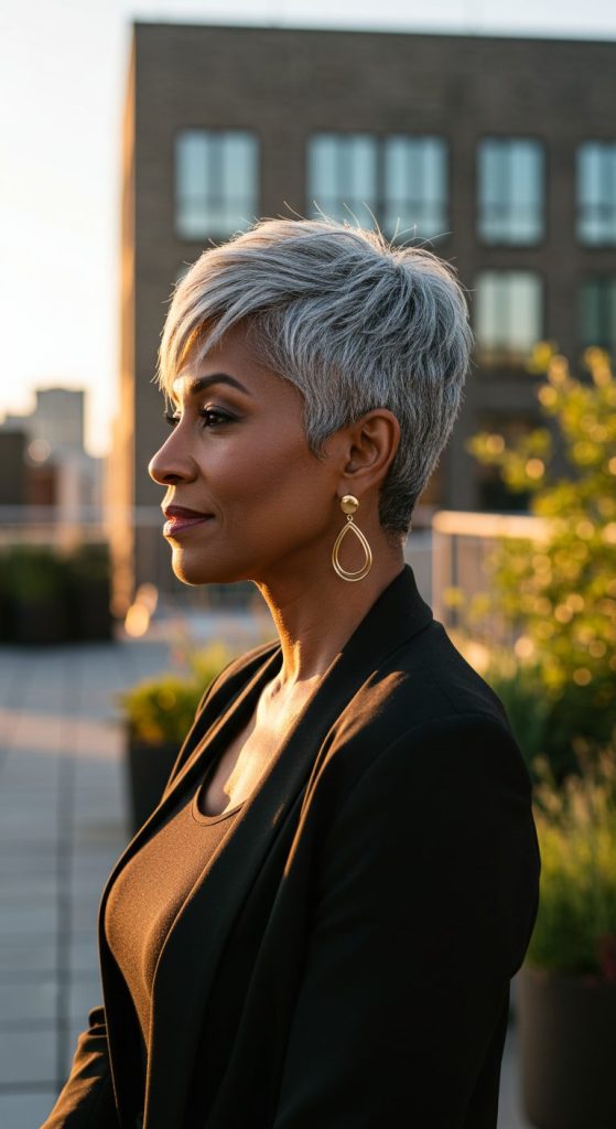 3. Pixie with Side Bangs