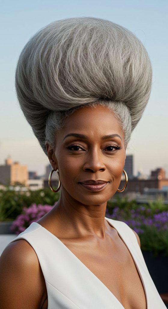 3. Voluminous Top Knot