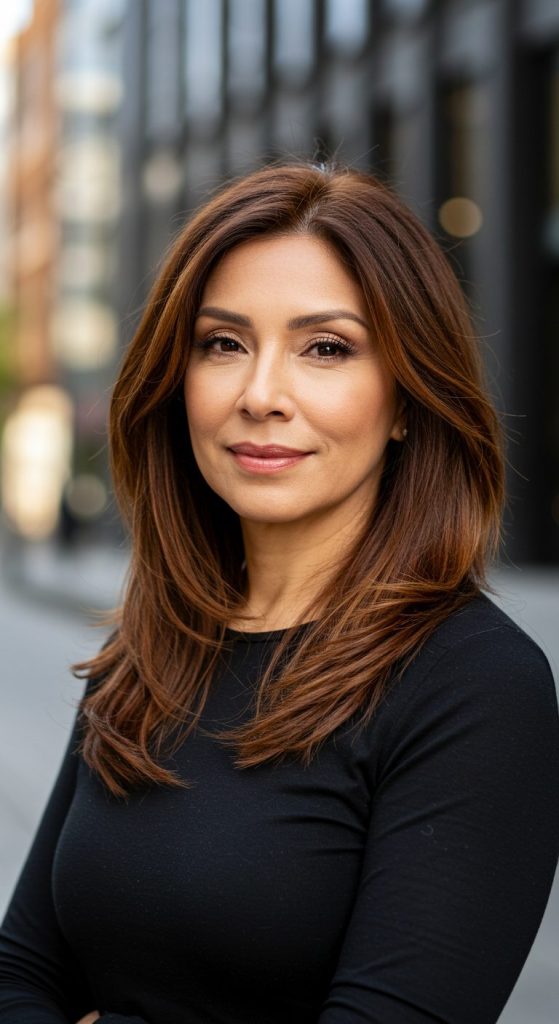 30. Sleek Long Layers