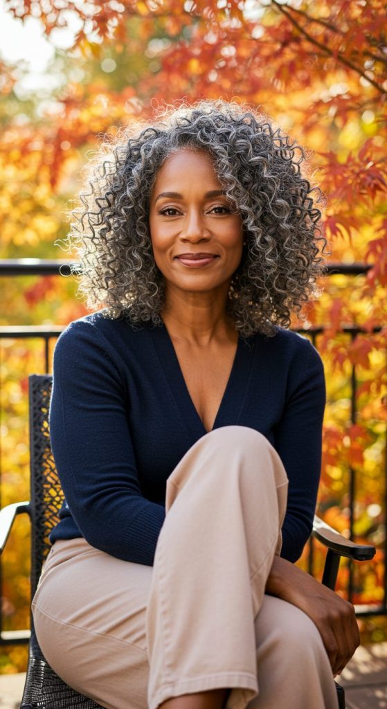 4. Curly Shoulder-Length Lob