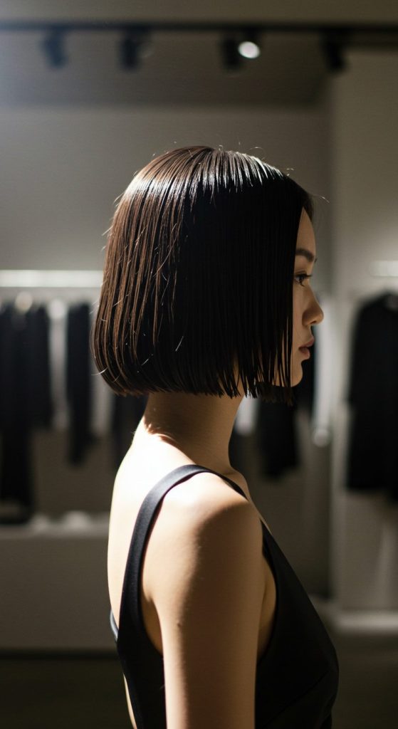 4. Jaw-Grazing Sleek Bob
