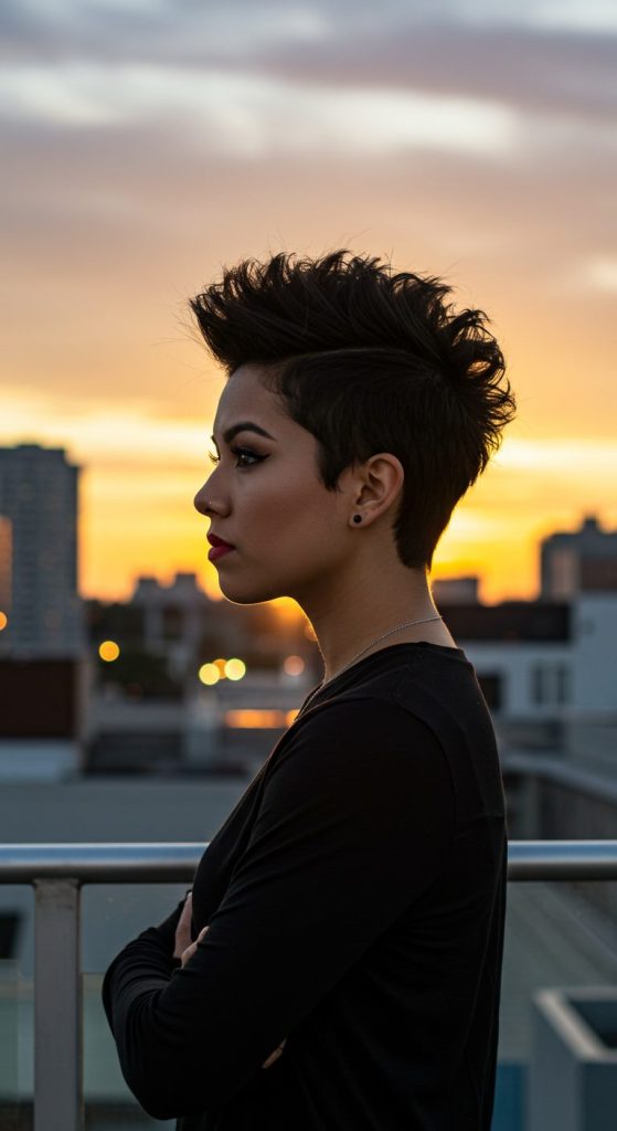 4. Mohawk-Inspired Pixie