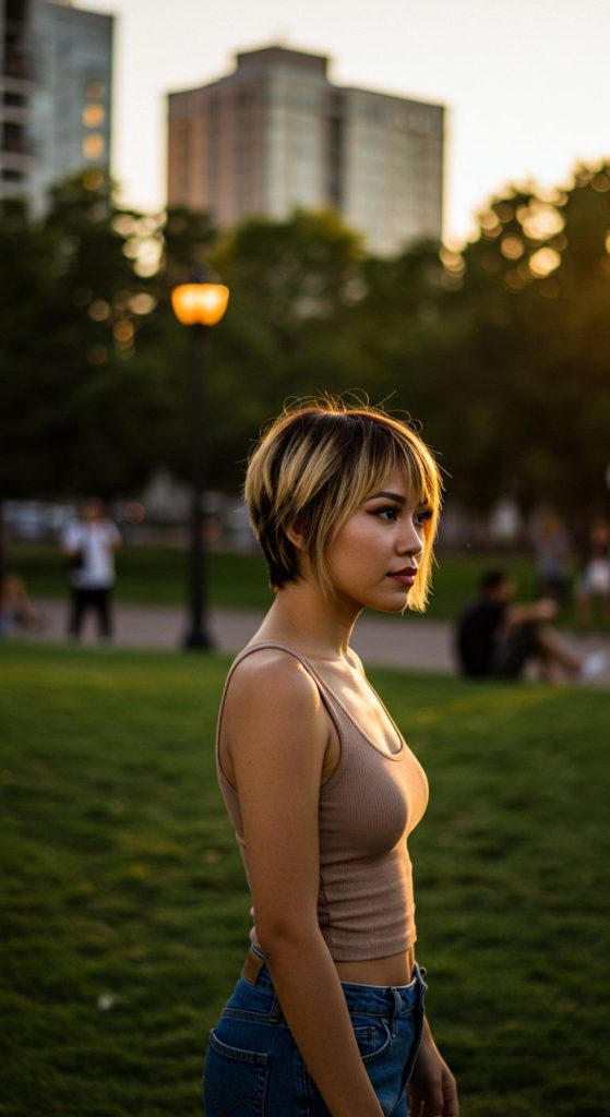 4. Pixie with Side-Swept Bangs