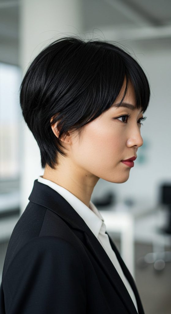 5. Pixie with Side-Swept Bangs