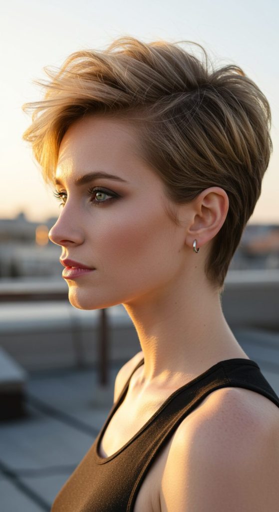 5. Pixie with Voluminous Top