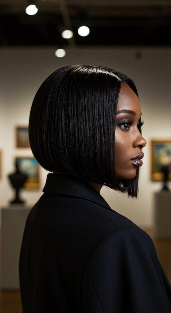 5. Sleek Straight Bob