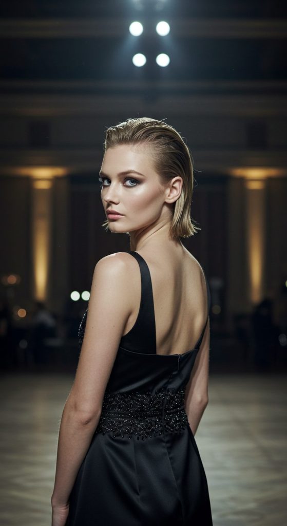 5. Slicked-Back Pixie