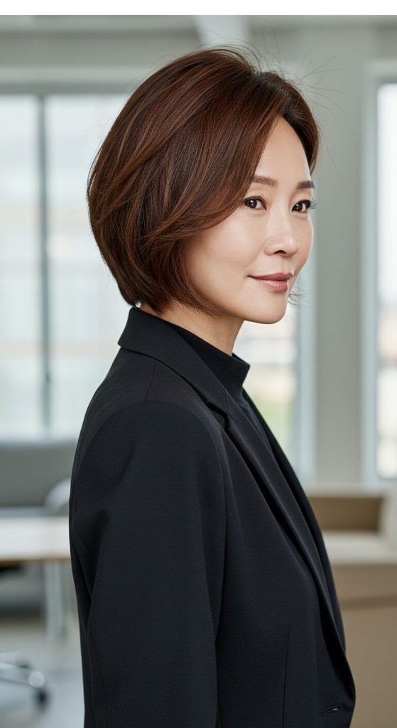 6. Angled Bob with Asymmetry