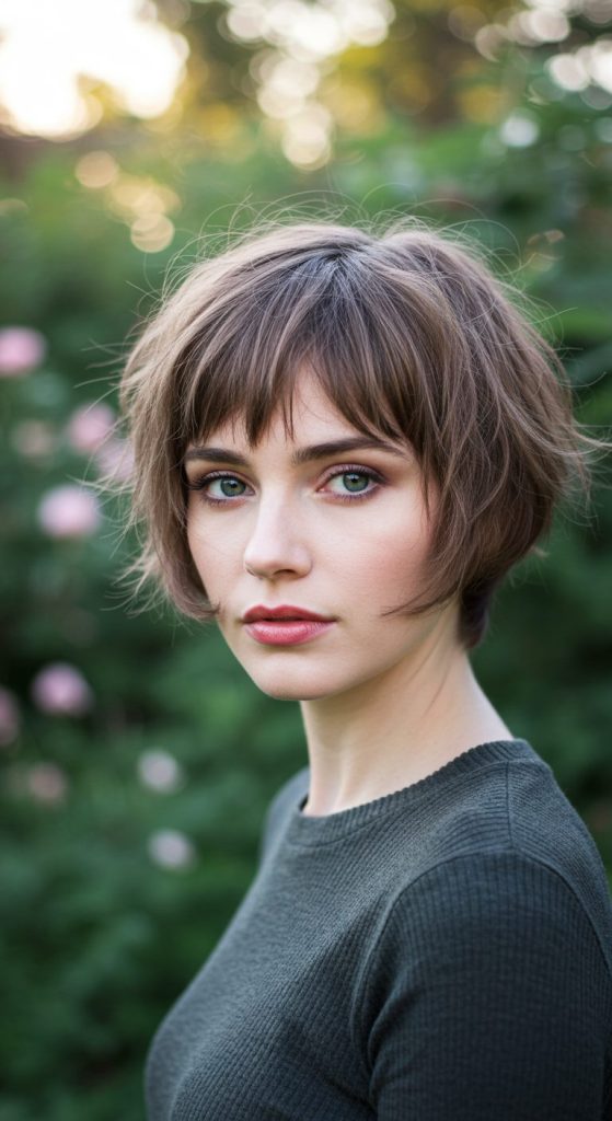 6. Whimsical Flair Short Cut