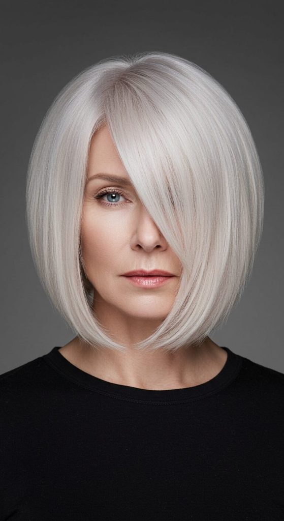 7. Blunt Bob with Soft Ends