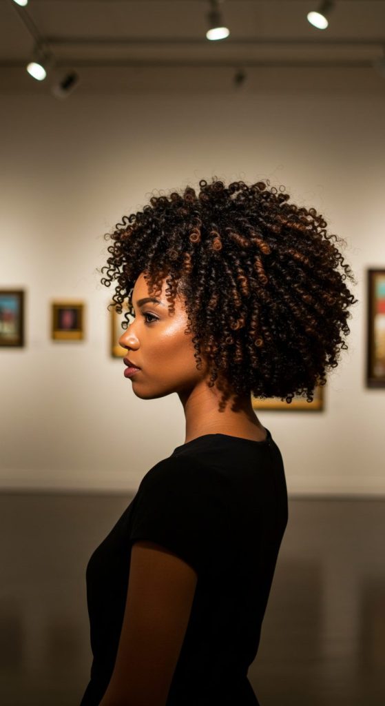 7. Curly Pixie Transformation