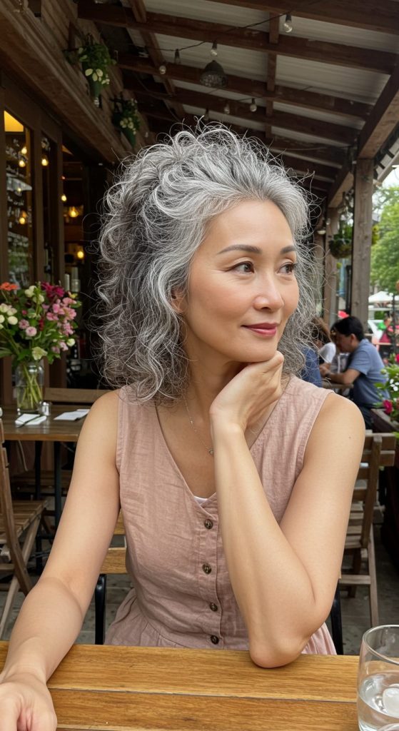 7. Chin-Length Bob with Bangs