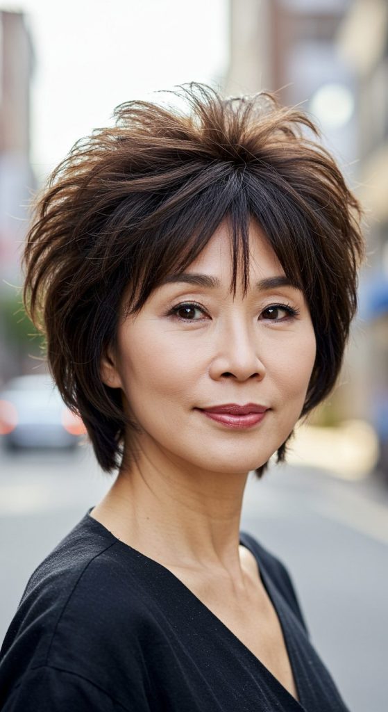 7. Voluminous Pixie with Layers