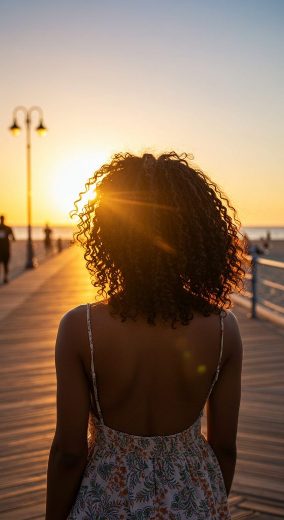 8. Curly Bob with Layers