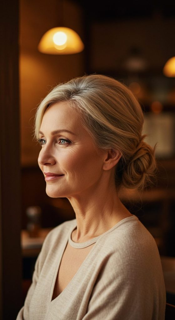 8. Half-Up Textured Knot