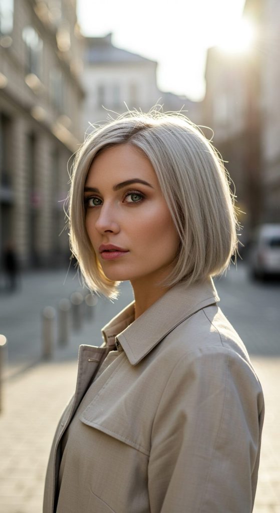 9. Angled Jaw-Length Bob