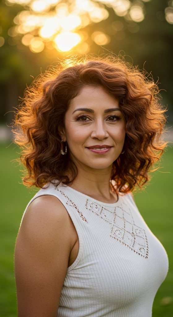 9. Messy Textured Lob