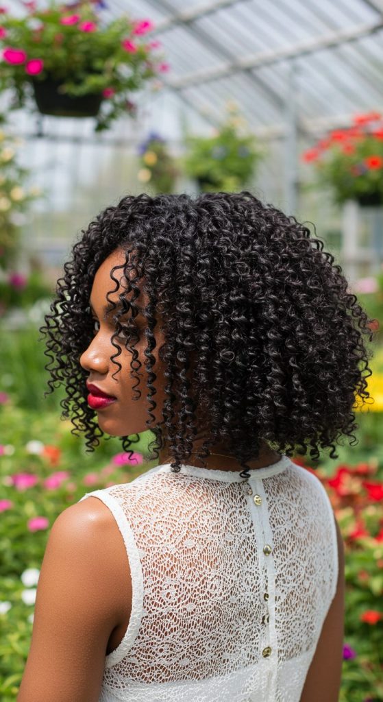 9. Curly Bob Transformation