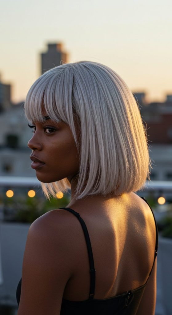 9. Pixie with Long Bangs