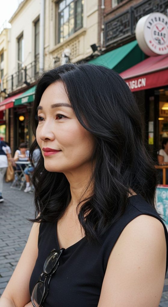 9. Side-Parted Loose Waves