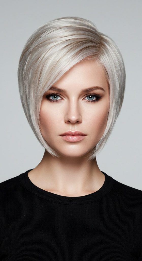 9. Sleek Straight Pixie Bob