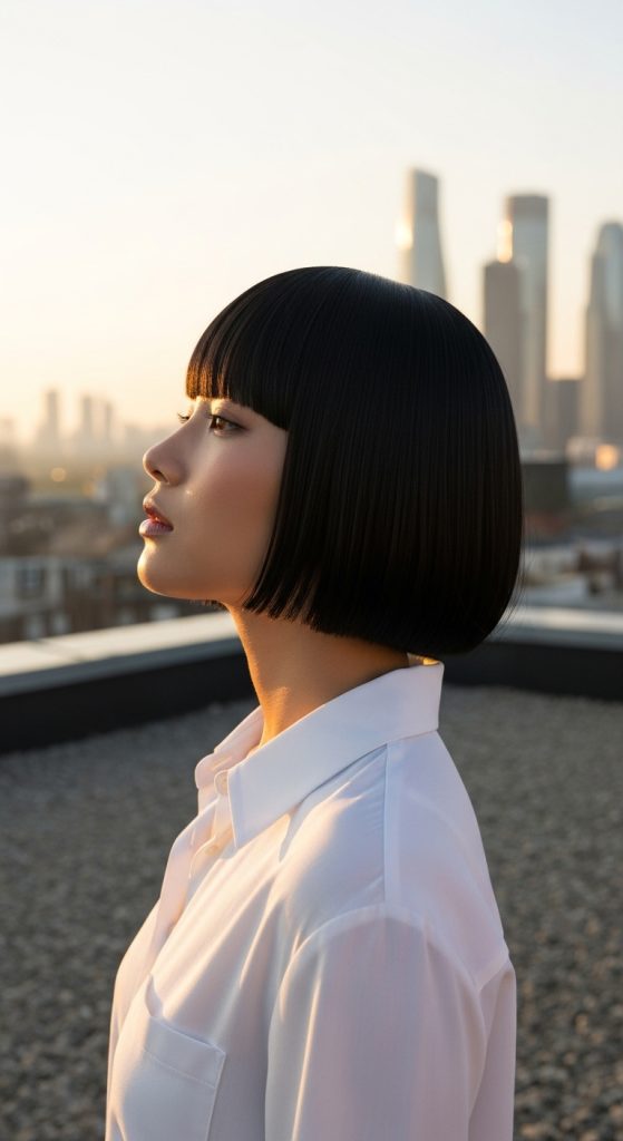 1. Classic Blunt Bob Flawless Bob Style