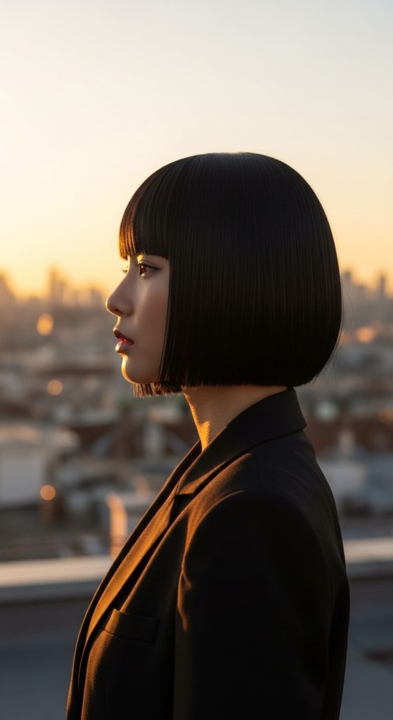 1. Classic Blunt Bob Timeless Bob Hairstyle