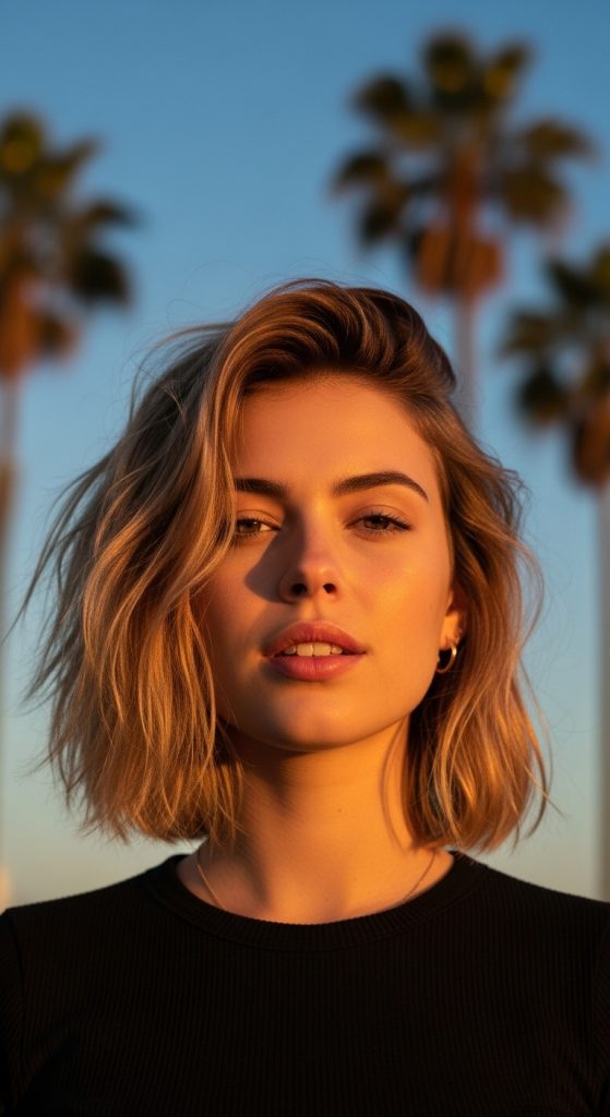 11. Tousled Blonde Bob