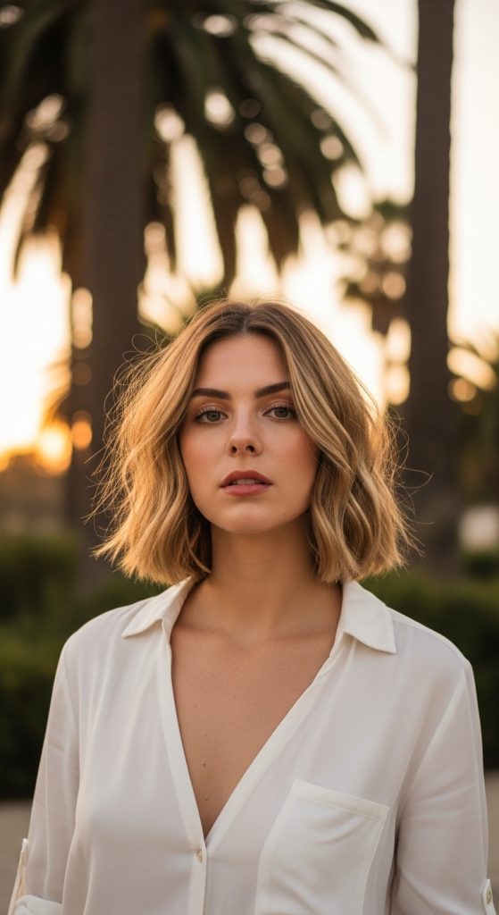 11. Tousled Blonde Bob