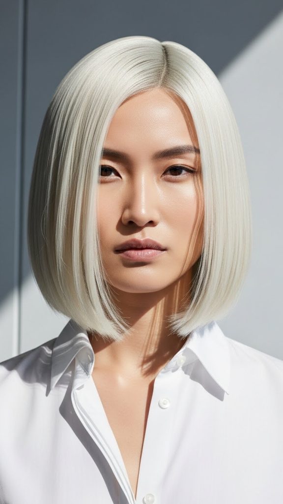 13. Luxe Pearl-Gloss Bob