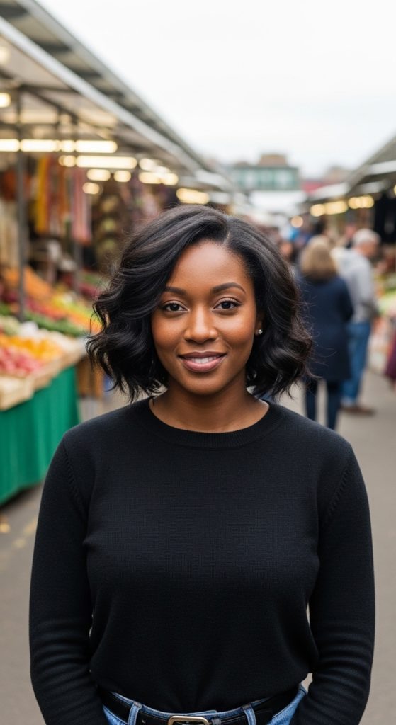 14. Airy Textured Bob