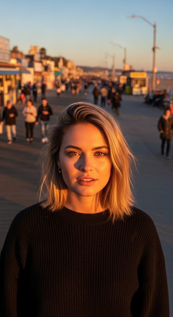 14. Tousled Textured Blunt Bob