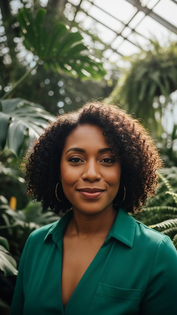 15. Chin-Length Curly Bob