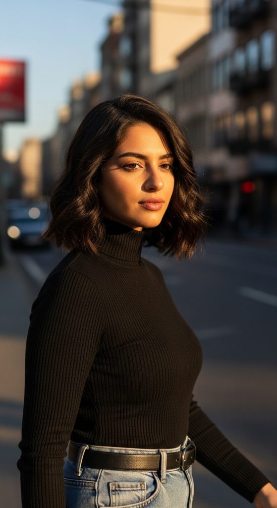 15. Textured Layered Bob