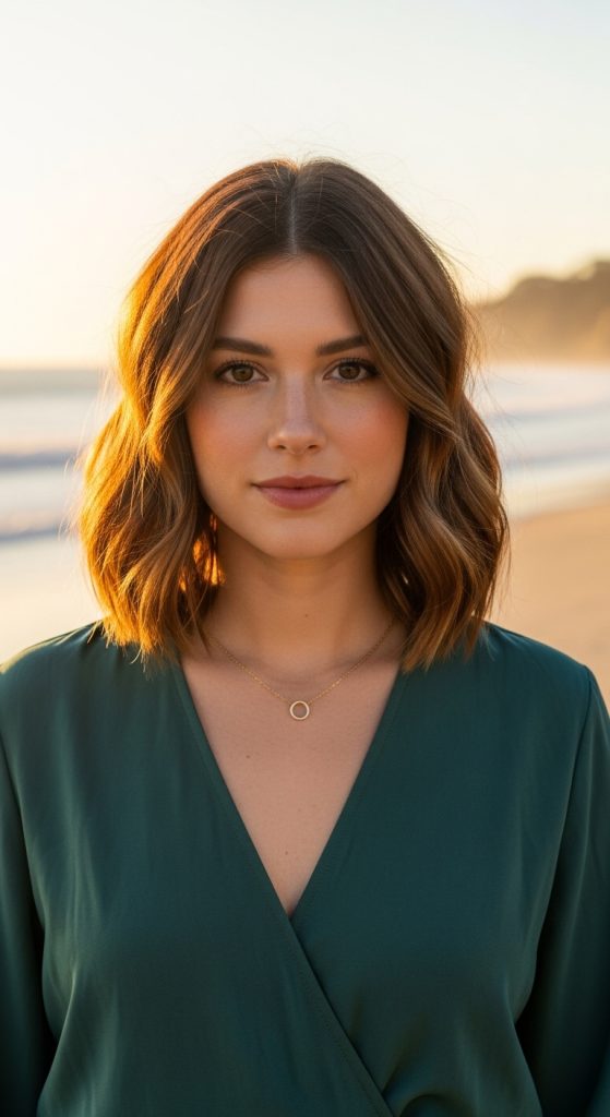 16. Layered Bob with Soft Waves
